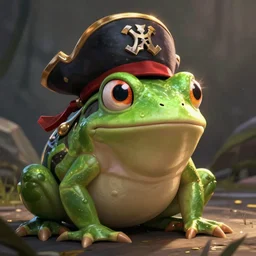 pirate frog : a league of legends character