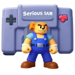 Serious sam game with n64 graphics