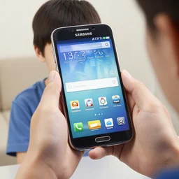 boy getting samsung galaxy s 2 2