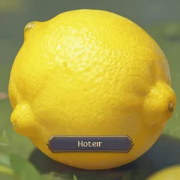 a very close - up lemon, in concept art of main menu loading screen background. for russian mmorpg king's bounty by katauri, by 橡 树 山 雨, artstation, behance, style of hearthstone