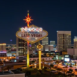 bokeh Nightlights over vegas