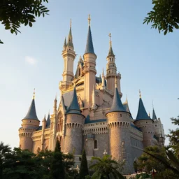 beautiful sky castle