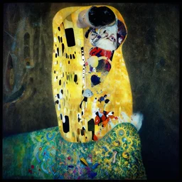wetplate photography of yellow jester playing mystical tunes underwater with one wing hungry souls around by Klimt, Artificial Nightmares drawn by Peter Mohrbacher, Zdzisław Beksiński and thu berchs James Gurney unreal engine octane, Trending on artstation.