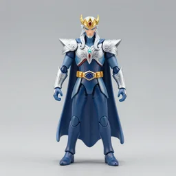 frost monarch action figure, product photography, toy, highly detailed