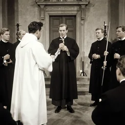 a 1960 photo of exorcism