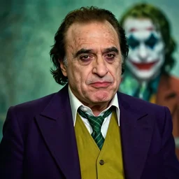 a still of danny devito as the joker in the dark knight ( 2 0 0 8 )