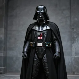 Batman dressed as Darth Vader