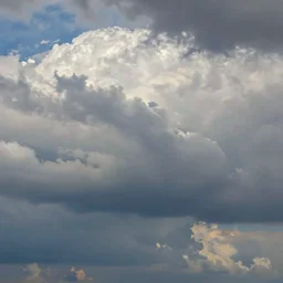 Cloudy landscape, painted by Bob Ross