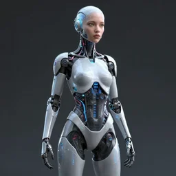 female android cyber by anna dittmann
