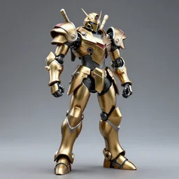 armored knight mech, full body posing