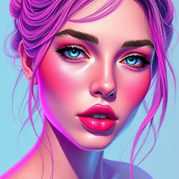 beautiful, young woman, detailed gorgeous face, vaporwave aesthetic, synthwave, colorful, psychedelic, artstation, concept art, smooth, extremely sharp detail, finely tuned detail, ultra high definition, 8 k, unreal engine 5, ultra sharp focus, illustration, art by artgerm and greg rutkowski and alphonse mucha wlop, loish, ilya kuvshinov