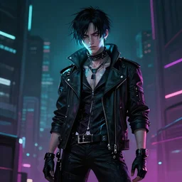 Chopin as a cyberpunk character
