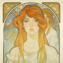 a streamline moderne portrait in the style of anna dittmann and donato giancola and alphonse mucha.