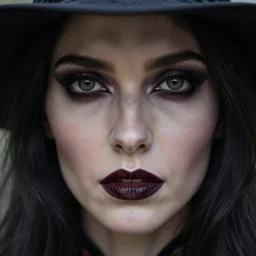 Witch chan. Detailed face, close-up, ultra HD.