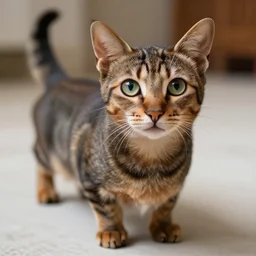 a feline dachshund - cat - hybrid, animal photography