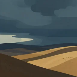 evokes a sense of wonder, a simple textured vector based illustration, critical detail, contrasting colors, sharp focus, atmospheric dreamscape painting, wlop by ( greg rutkowski and picasso )