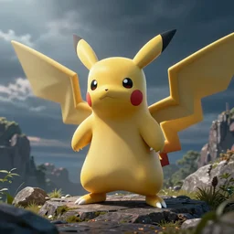 a photorealistic original pokemon creature, high resolution