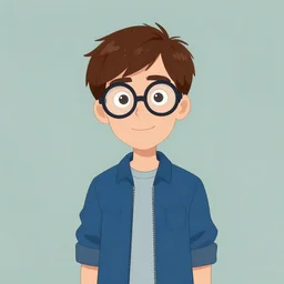 Homelander from 'The Boys' but he is a nerd