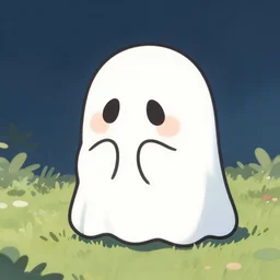 cute shy ghost