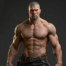 cyberpunk portrait of muscular demon from blade, au naturel, hyper detailed, digital art, trending in artstation, cinematic lighting, studio quality, smooth render, unreal engine 5 rendered, octane rendered, art style by pixar dreamworks warner bros disney red dead redemption far cry doom cyberpunk 2 0 7 7 riot games and overwatch.