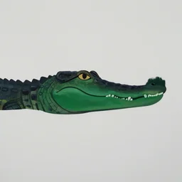 crocodile minimal symmetric painting by afshar petros, matte background, sharp contours, minimalist, trending on artstation