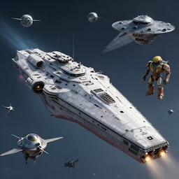 a rectangular rectilinear spaceship cruiser battleship inspired by sulaco, star destroyer, ilm, beeple, star citizen halo, mass effect, starship troopers, elysium