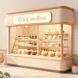 a dessert house in the style of craig mullins