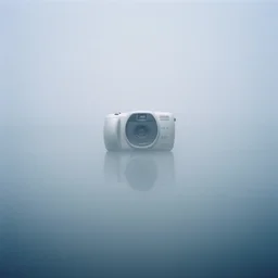 Beautiful 2000s phone-camera , soft liminal Photograph inside an infinite infinite  foggy empty pool