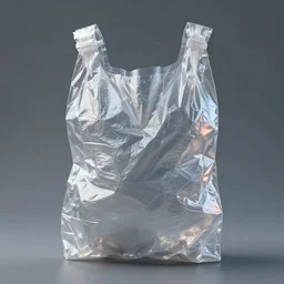 plastic bag shaped like body form, c 4 d, render, lucid dreaming
