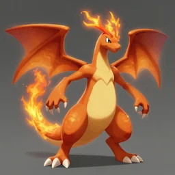 New Legendary Fire Pokemon, Concept art, trending on deviantart, 4k