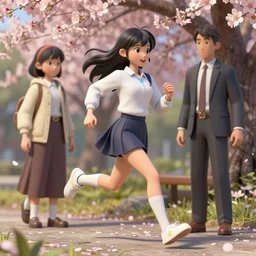 🇯🇵👺♀🏃♀🌸🌸🌸. by satoshi kon, ilya repin, lena aenami, shinji kimura. 3 d render, cgsociety, unreal engine