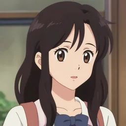 keanu reeves as a cute anime girl, detailed, anime style