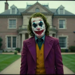 cctv footage of the joker at bruce wayne's mansion