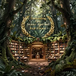 transcending epic magic forest bookstore