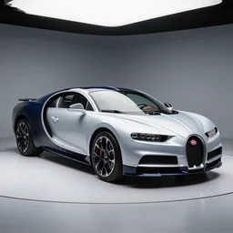 A Pickup truck designed and produced by Bugatti in the production year of 2022, promotional photo
