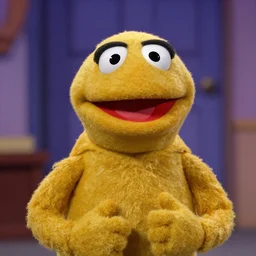 Jim Halpert as a muppet from the muppets