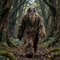 evil treebeard walking in an ancient forest, greg rutkowski, 8 k, shallow depth of field, ultra high detail, concept art,