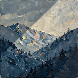 canvas with raised paint textures