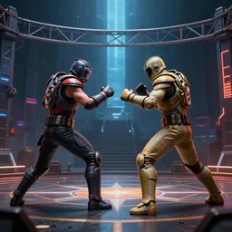 ais battling in a cyberspace thunderdome.