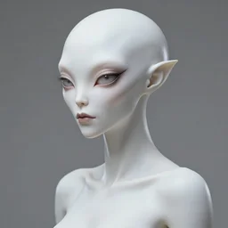 beautiful alien girl, smooth white skin, soft lighting, realistic wide angle, sharp focus, 8 k high, 6 4 megapixel, insanely detailed, intricate, elegant, gorgeous, art by artgerm and wlop