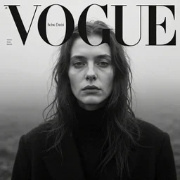 award winning photo of some melancholy as antonioni would depict it, she is 2 3, she is beautiful, british journal of photography, photorealistic, she wears rick owens, vogue cover, black and white, insanely detailed, facial features details, foggy like in norwegian black metal aesthetic