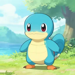 a digital drawing of the pokemon oshawott