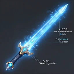 scientific diagram of the Halo energy sword