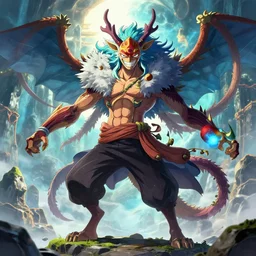 a stunning mythical creature by eiichiro oda,