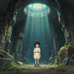 a wholesome animation key shot of an underground futuristic citadel, studio ghibli, pixar and disney animation, sharp, rendered in unreal engine 5, anime key art by greg rutkowski, bloom, dramatic lighting, volumetric lighting