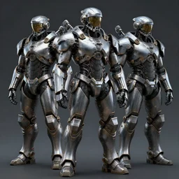 futurist armor for soldiers by leyendecker, cyberpunk, cybernetic implants, intricate, extreme details