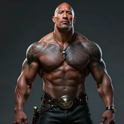 very very beautiful longshot photo of chthonic Dwayne Johnson, highly detailed, artstation, concept art, smooth, sharp focus, illustration, art by Ayami Kojima, Beksinski, Giger