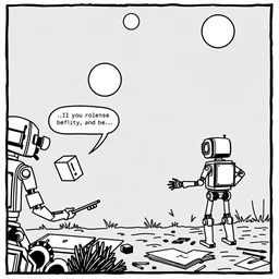 an xkcd comic about math and robots