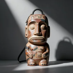 moai shaped bag