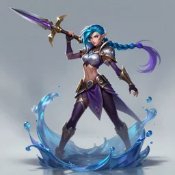 splash art of evelynn from league of legends